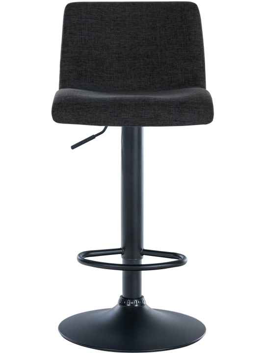 Barstol Branford stof, sort