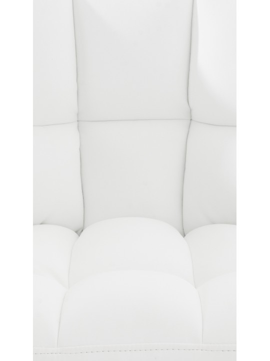 Barstol Damaso med 4 fods stel, hvid