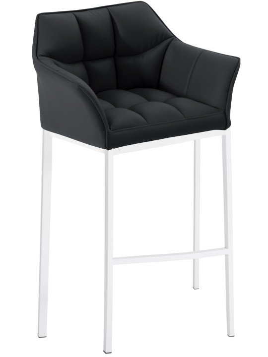 Barstol Damaso med 4 fods stel, sort