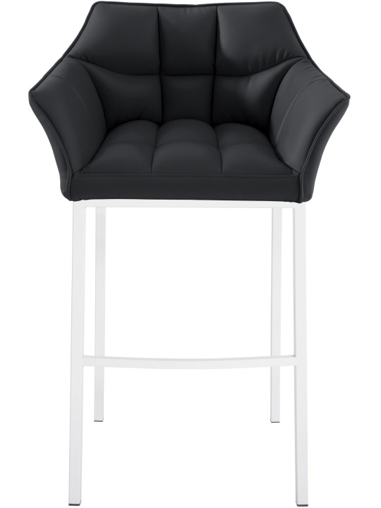 Barstol Damaso med 4 fods stel, sort