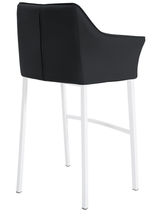 Barstol Damaso med 4 fods stel, sort