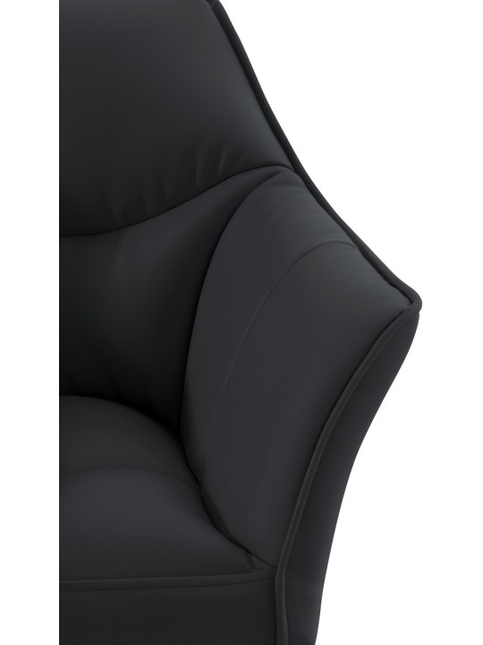 Barstol Damaso med 4 fods stel, sort