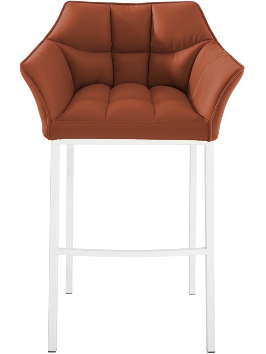 Barstol Damaso med 4 fods stel, lysebrun Barstol Damaso med 4 fods stel, lysebrun