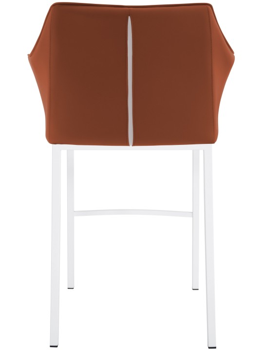 Barstol Damaso med 4 fods stel, lysebrun Barstol Damaso med 4 fods stel, lysebrun