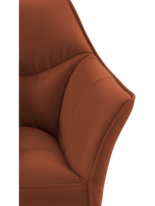 Barstol Damaso med 4 fods stel, lysebrun Barstol Damaso med 4 fods stel, lysebrun