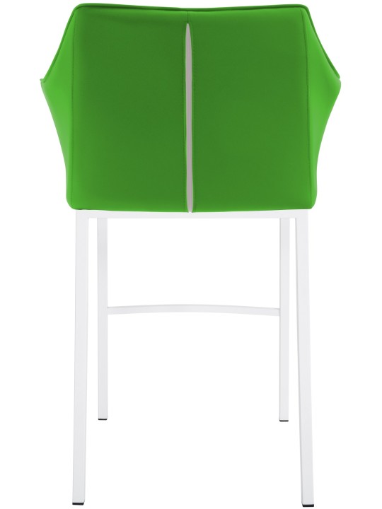 Barstol Damaso med 4 fods stel, grøn