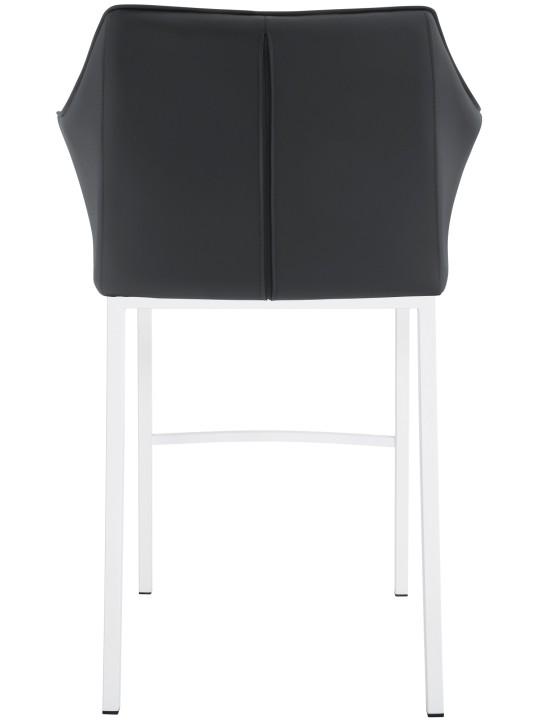 Barstol Damaso med 4 fods stel, grå