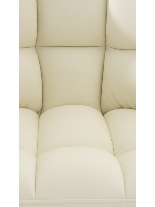 Barstol Damaso med 4 fods stel, creme