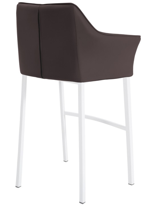 Barstol Damaso med 4 fods stel, brun