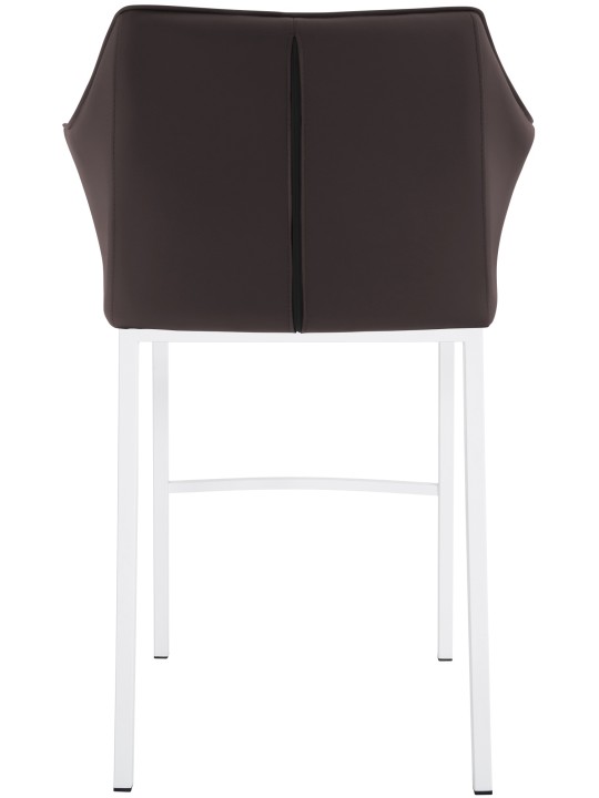 Barstol Damaso med 4 fods stel, brun