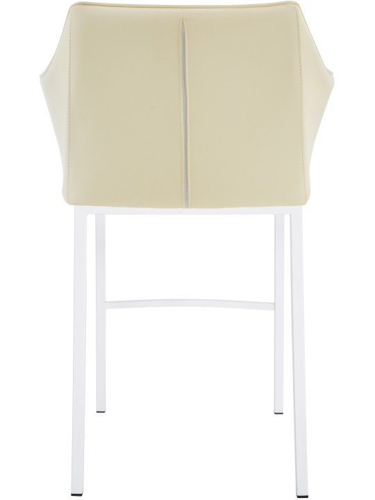 Barstol Damaso med 4 fods stel, creme