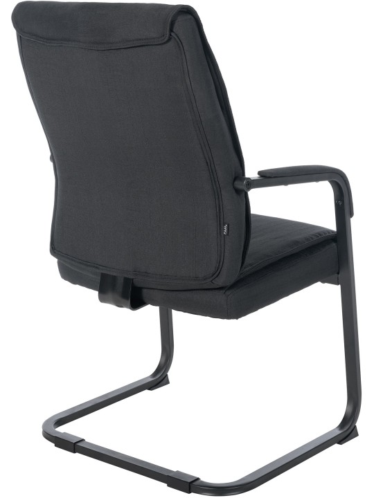 XL besøgsstol Anubis stof, sort/sort