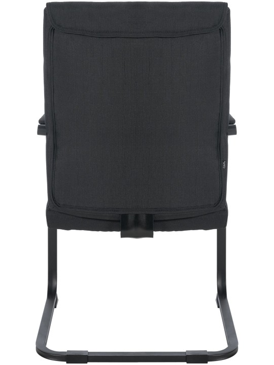 XL besøgsstol Anubis stof, sort/sort