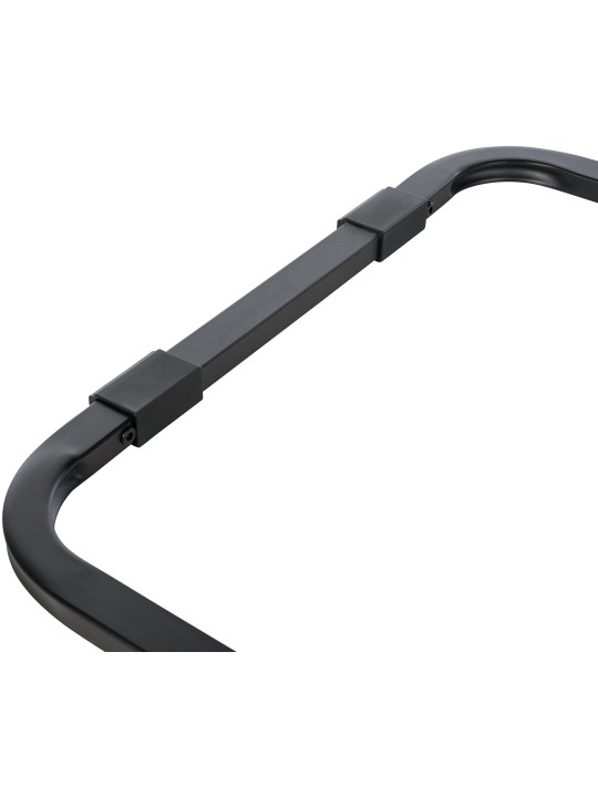 XL besøgsstol Anubis stof, sort/sort