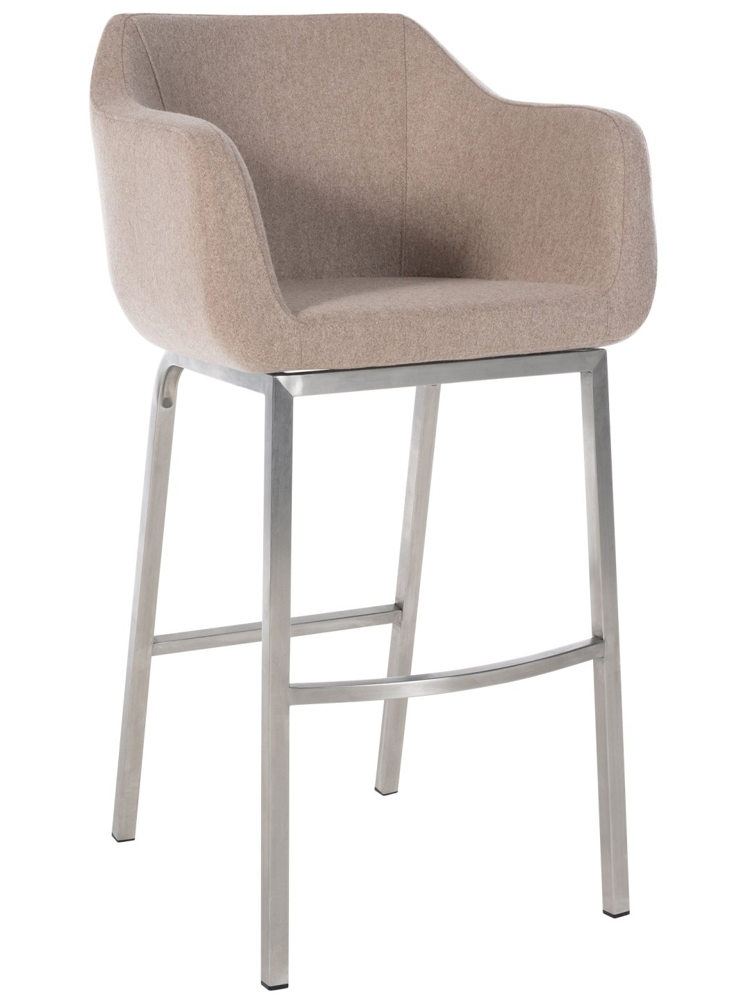 Barstol Monea E filt, taupe