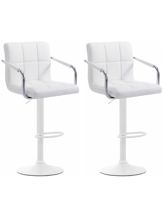 Sæt med 2 barstole Lucy V2, hvid Sæt med 2 barstole Lucy V2, hvid