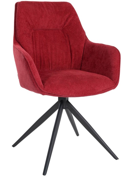 Spisestuestol Jules stof, rød Spisestuestol Jules stof, rød