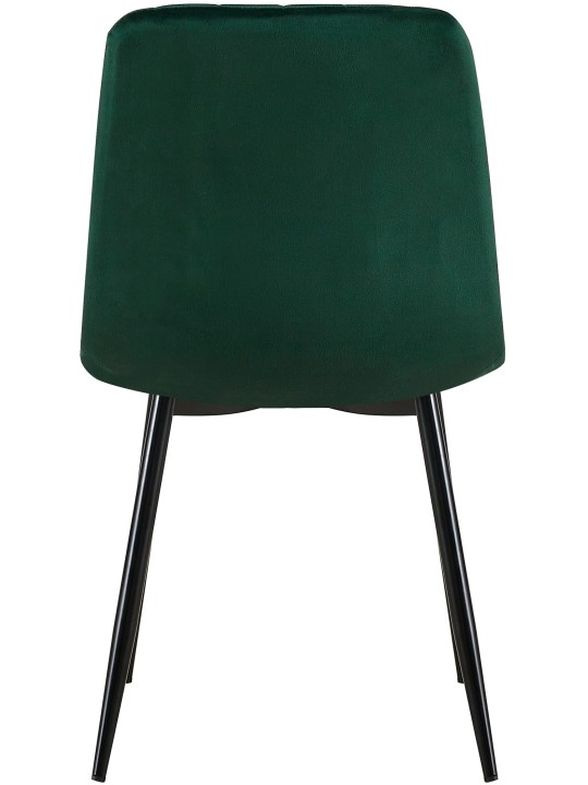 Stol Dijon fløjl, grøn Stol Dijon fløjl, grøn