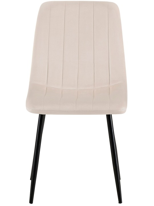 Stol Dijon fløjl, creme Stol Dijon fløjl, creme