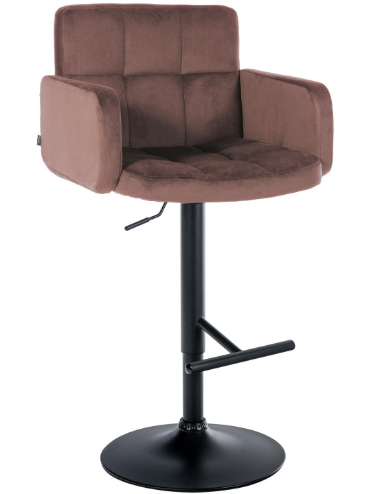 Barstol Los Angeles fløjl, brun Barstol Los Angeles fløjl, brun