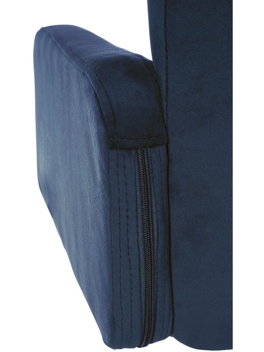 Barstol Los Angeles fløjl, blå