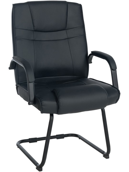 Besøgsstol Attila, sort/sort
