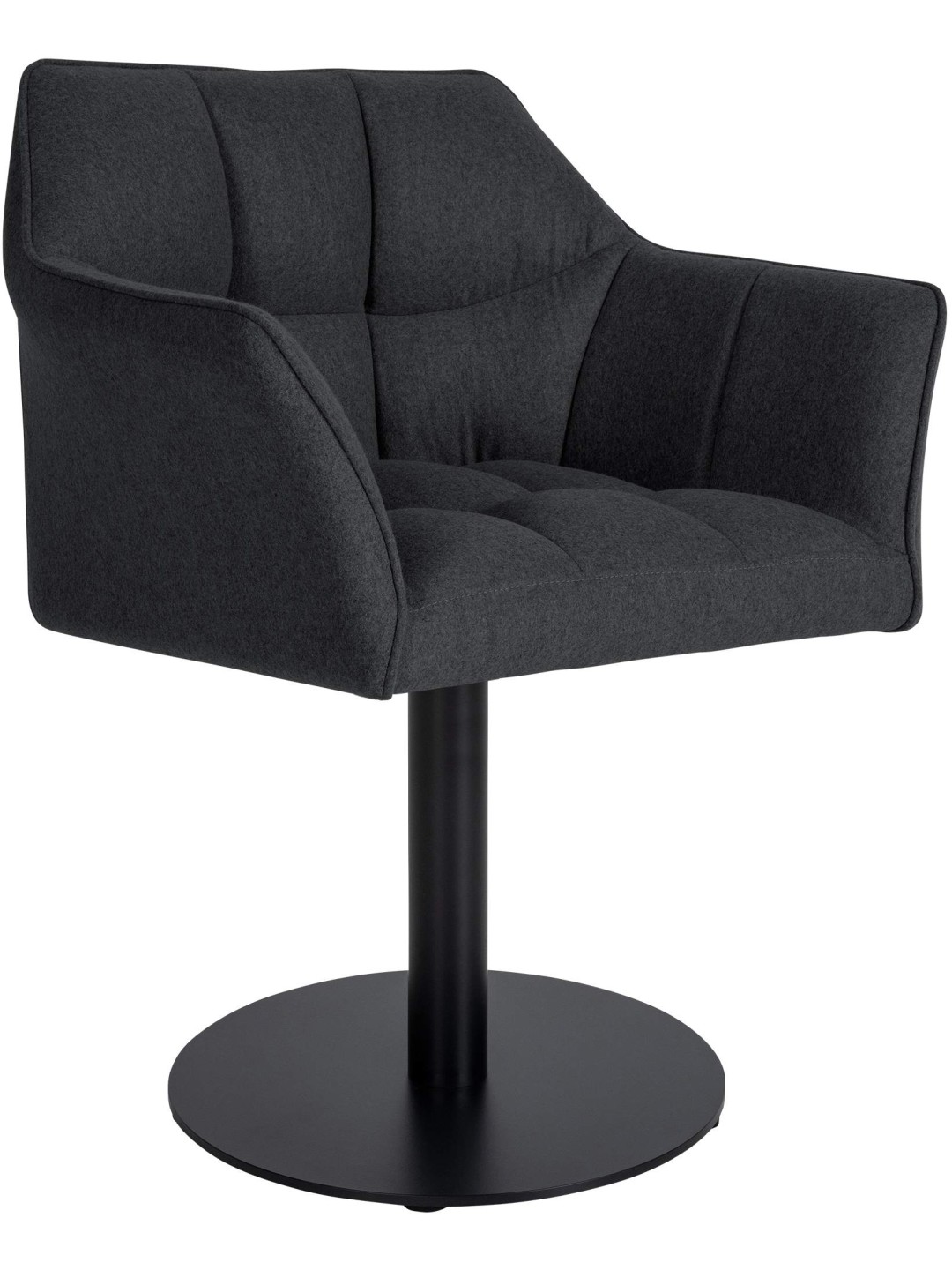 Liggestol Damaso filt, antracit