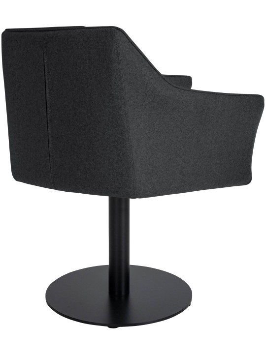 Liggestol Damaso filt, antracit