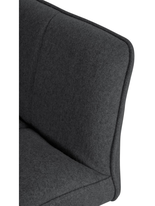 Liggestol Damaso filt, antracit