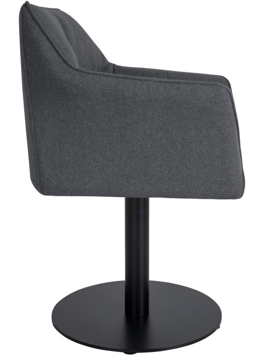 Liggestol Damaso filt, grå