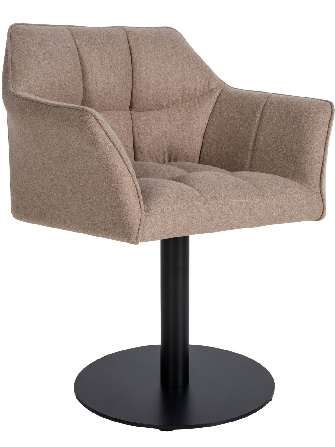 Liggestol Damaso filt, taupe