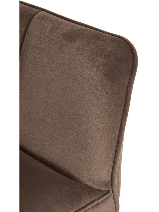 Liggestol Damaso Velvet, brun