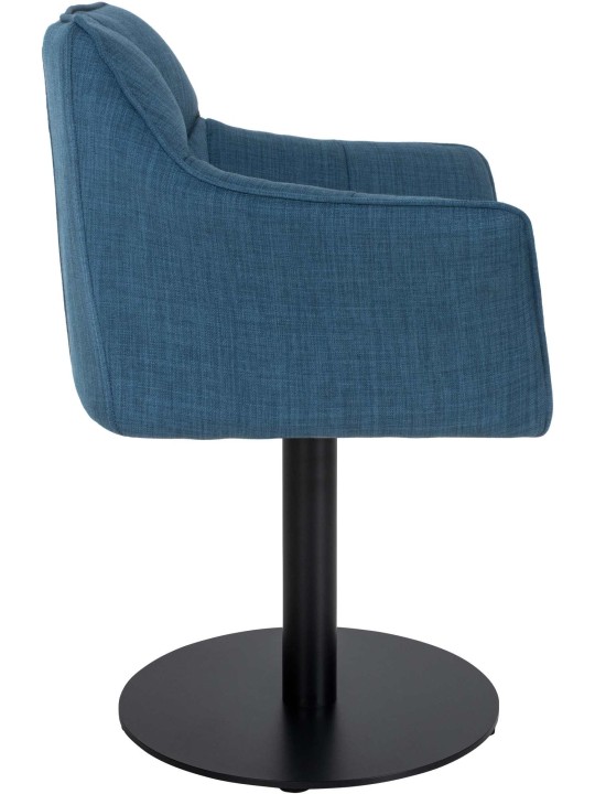 Liggestol Damaso stof, blå