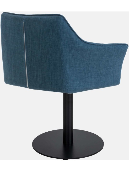 Liggestol Damaso stof, blå