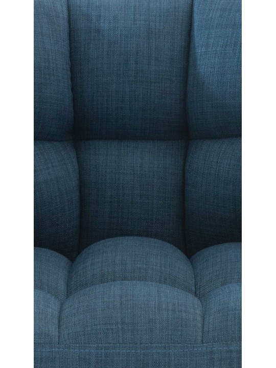 Liggestol Damaso stof, blå