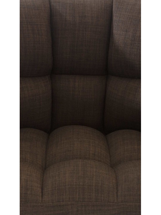 Liggestol Damaso stof, brun Liggestol Damaso stof, brun