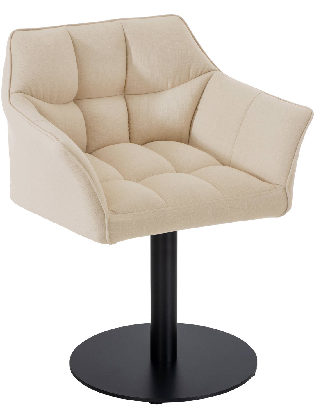 Liggestol Damaso stof, creme