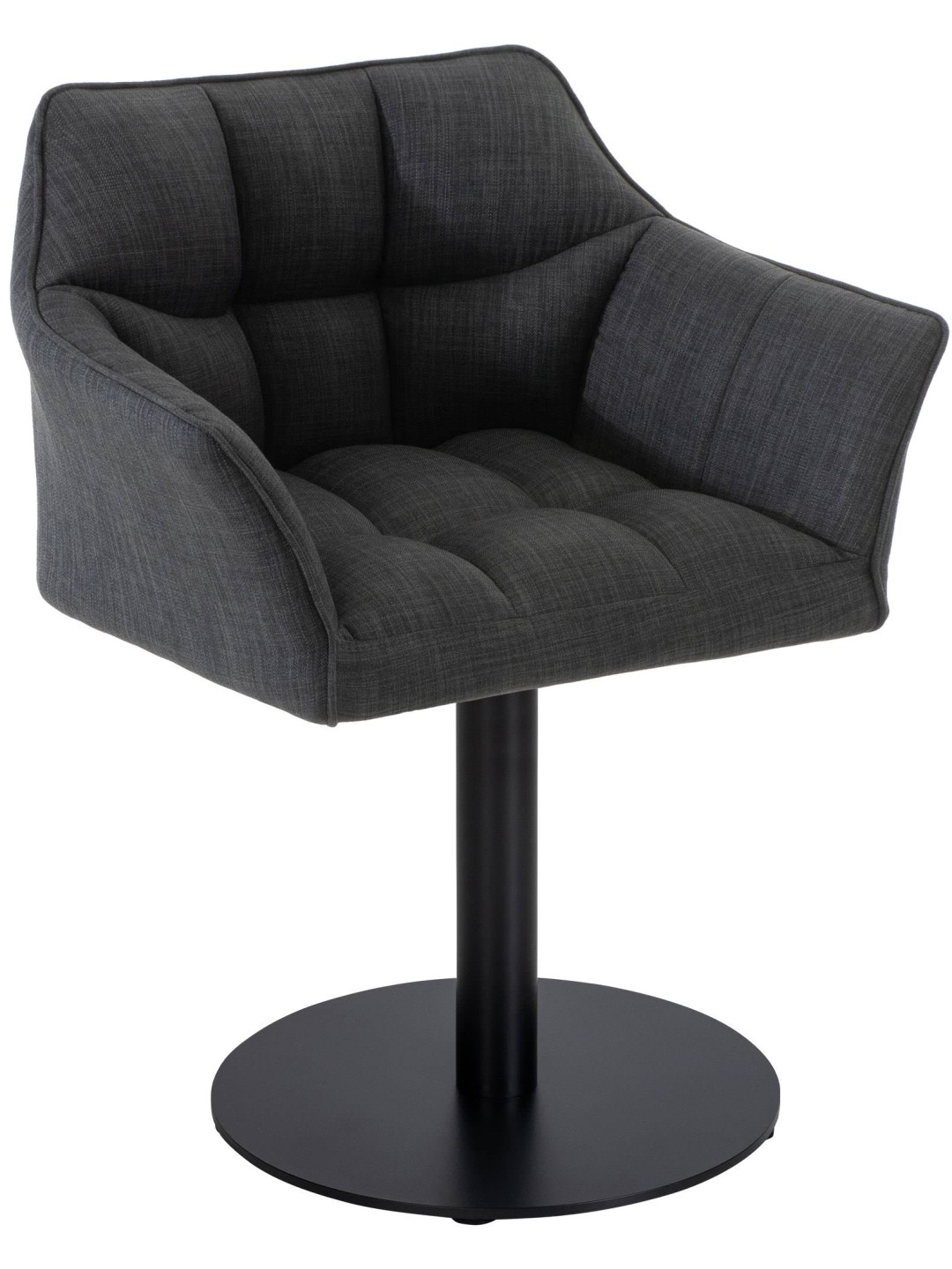 Liggestol Damaso stof, mørkegrå