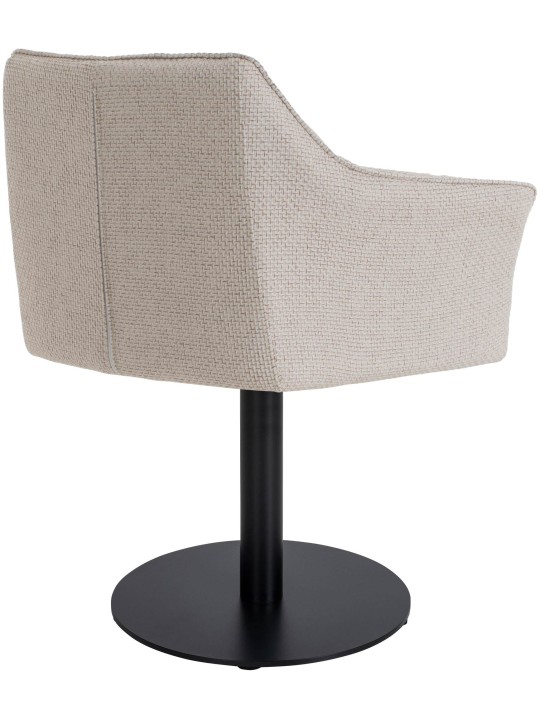 Liggestol Damaso stof, elfenben Liggestol Damaso stof, elfenben