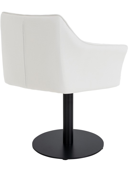 Liggestol Damaso stof, hvid