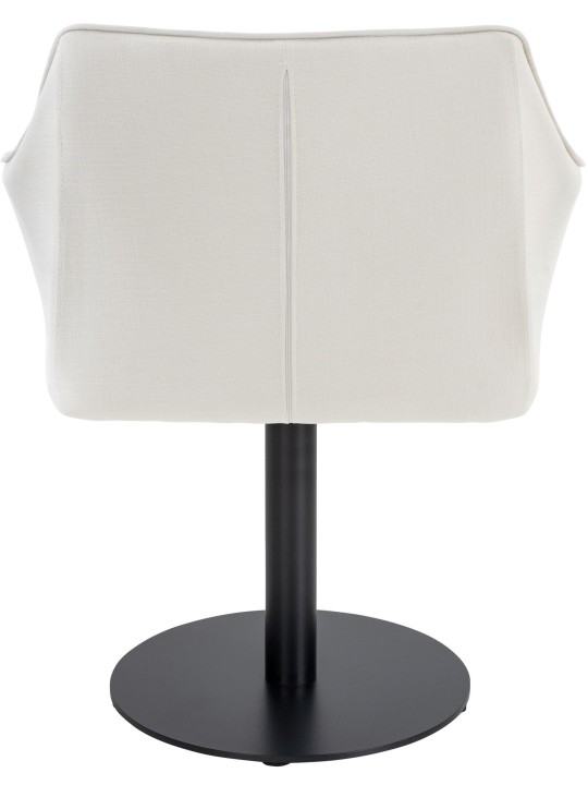 Liggestol Damaso stof, hvid