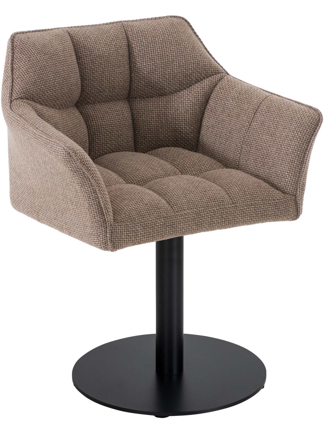 Liggestol Damaso stof, terrabrun