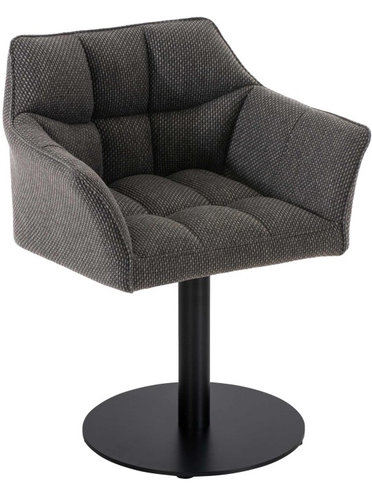 Liggestol Damaso stof, titangrå