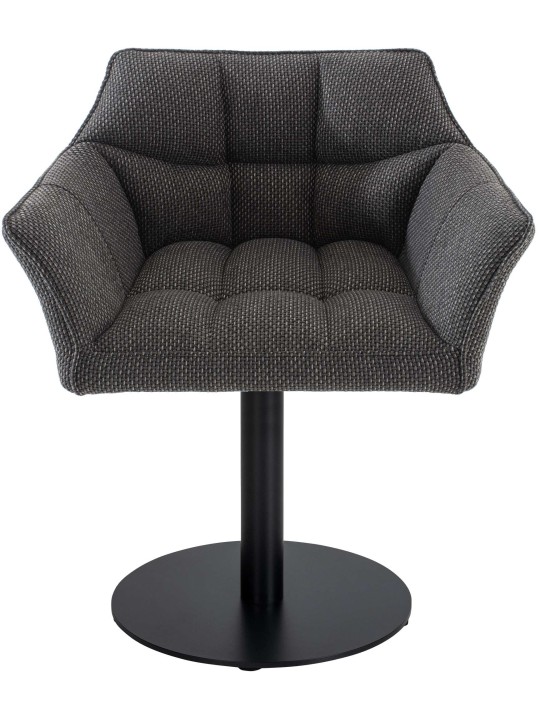 Liggestol Damaso stof, titangrå