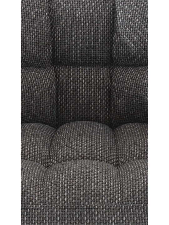 Liggestol Damaso stof, titangrå