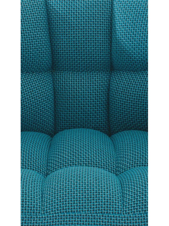 Liggestol Damaso stof, turkis