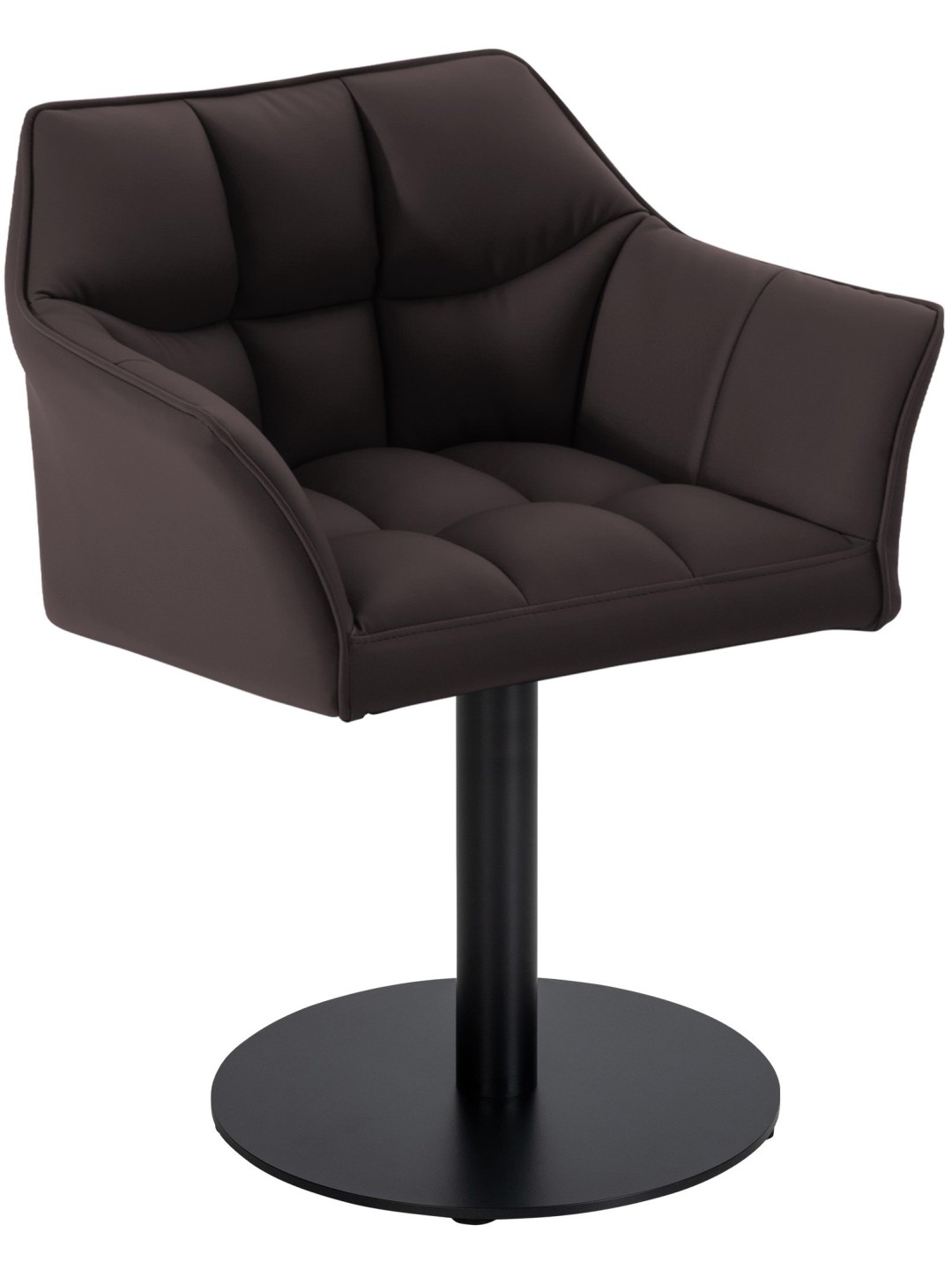 Liggestol Damaso imiteret læder, brun