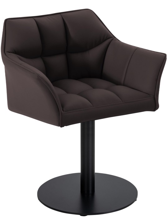 Liggestol Damaso imiteret læder, brun