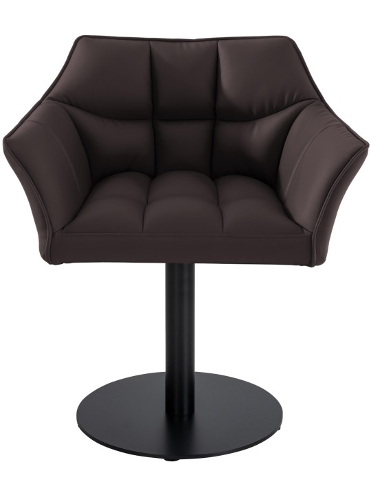 Liggestol Damaso imiteret læder, brun