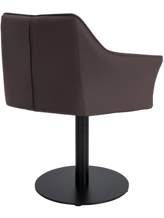 Liggestol Damaso imiteret læder, brun